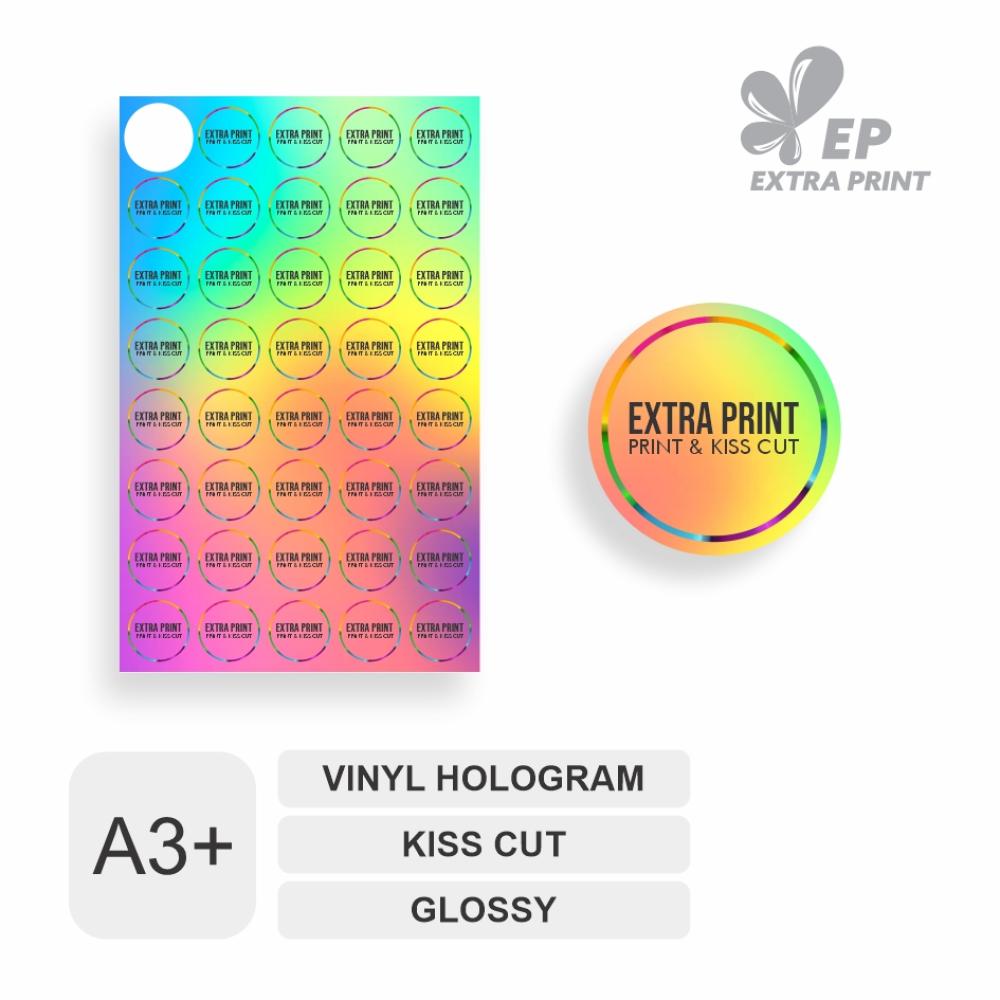 Print & Kiss Cut A3+ Sticker Vinyl Hologram